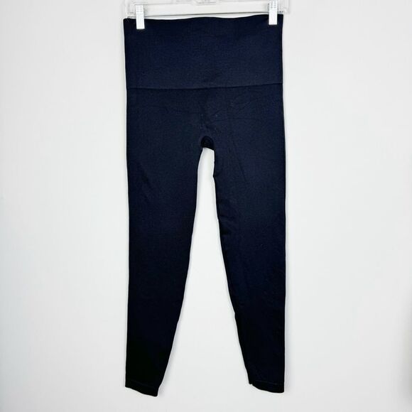 SPANX | Look at Me Now High Rise Solid Black Full Length Leggings Women’s Size L - Picture 8 of 10